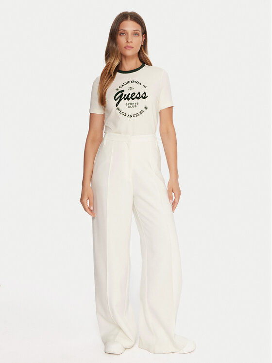 Guess Guess Camiseta V5BI03 J1314 Beis Slim Fit