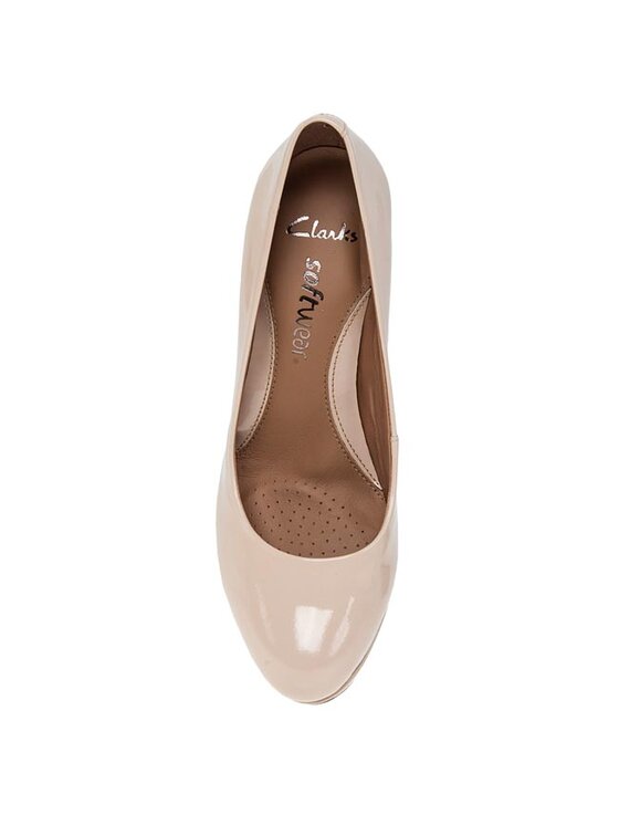 Clarks Poltopánky Clarks Anika Kendra 20354470 Béžová