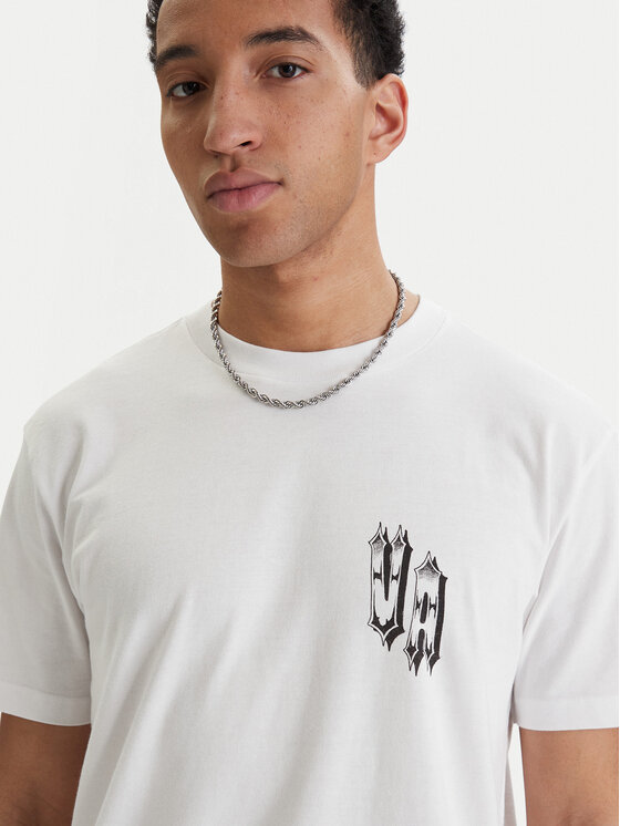 RVCA RVCA Camiseta Double Trouble EVYZT00289 Blanco Relaxed Fit