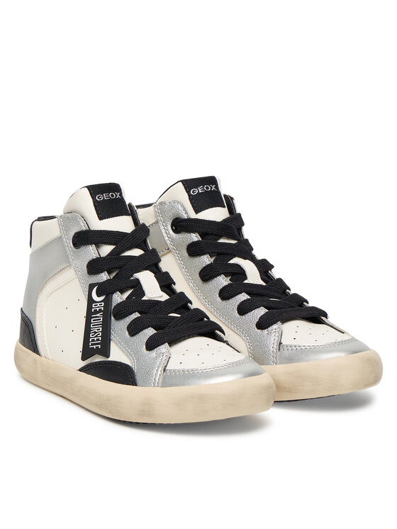 Geox Sneakersy Geox J Gisli J564NA 054AJ C0459 S Bílá