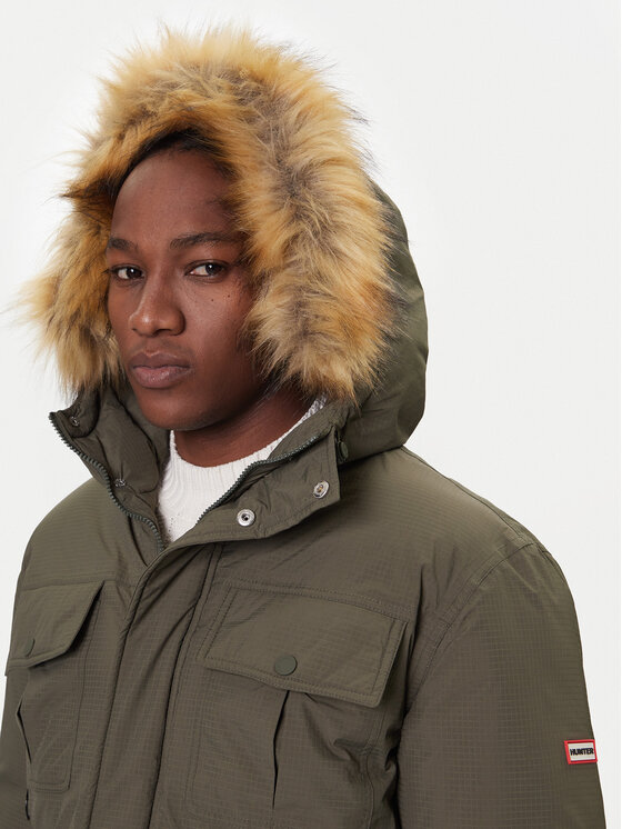 Hunter Hunter Parka Angus HARM0018252 Zelena Regular Fit