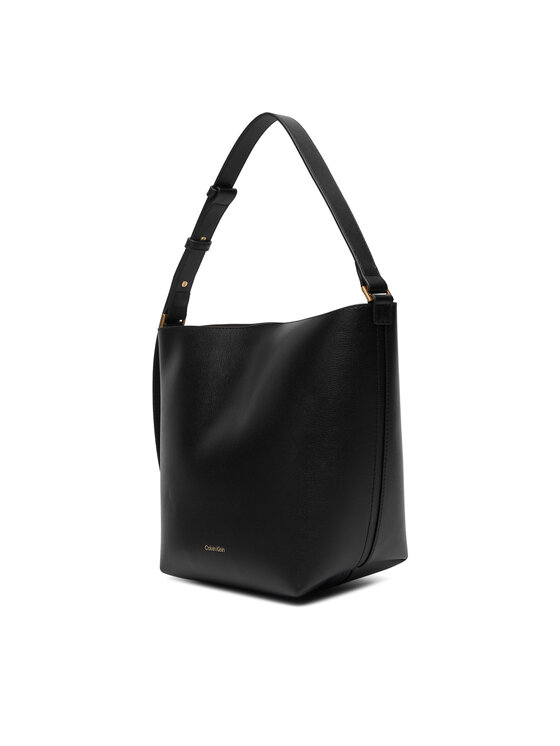 Calvin Klein Bolso Calvin Klein Foil Logo Medium LV04F3736G Negro