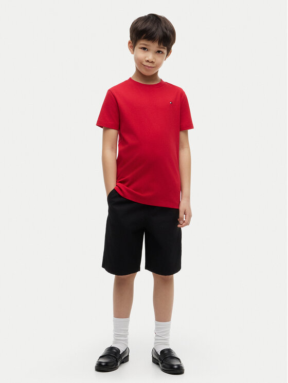 Tommy Hilfiger Tommy Hilfiger Camiseta Team Tommy Graphic KB0KB10591 Rojo Regular Fit