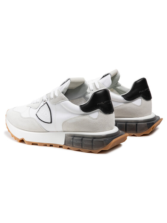 Philippe Model Сникърси Philippe Model La Rue Low LRLU W001 Бял