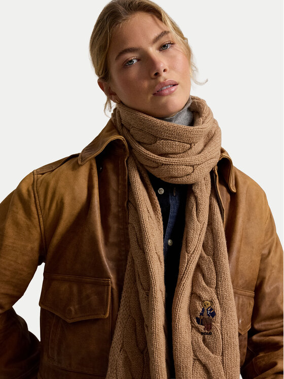 Polo Ralph Lauren Шарф Polo Ralph Lauren 455P18119002 Коричневий