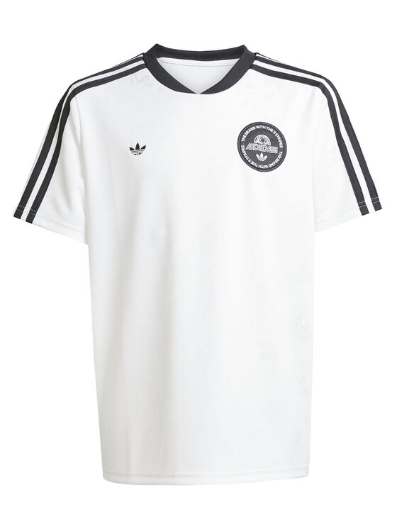 adidas adidas T-Shirt Football JV7682 Λευκό Loose Fit