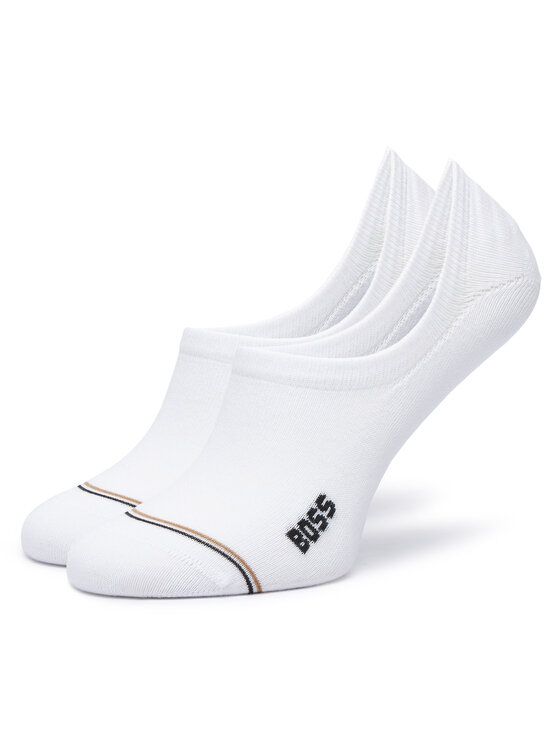 BOSS Calcetines tobilleros BOSS 2-pack 2P Lc Iconic 50502091 Blanco