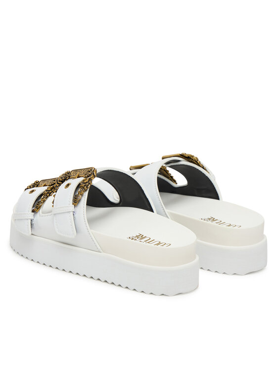 Versace Jeans Couture Шльопанці Versace Jeans Couture 80VA3SM1 ZS190 3 Білий