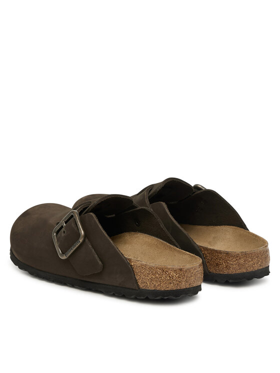 Birkenstock Шльопанці Birkenstock Boston Wire Buckle 1032762 Темно-коричневий