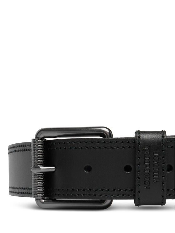 Aeronautica Militare Pasek Aeronautica Militare 262CP0237UPL00335 Czarny