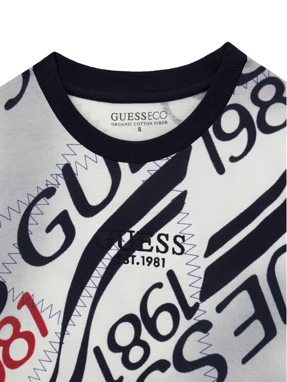 Guess Guess Camiseta L6RI04 K8HM4 Blanco Oversize