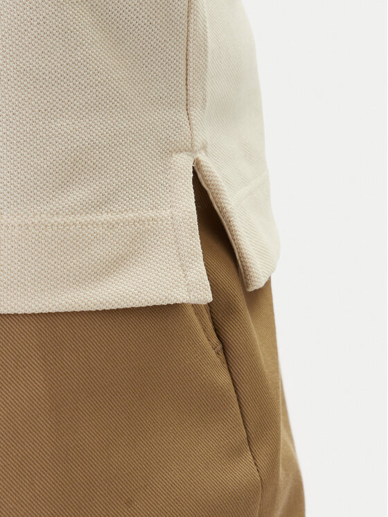 BOSS BOSS Polo Pallas 50553564 Crema Regular Fit