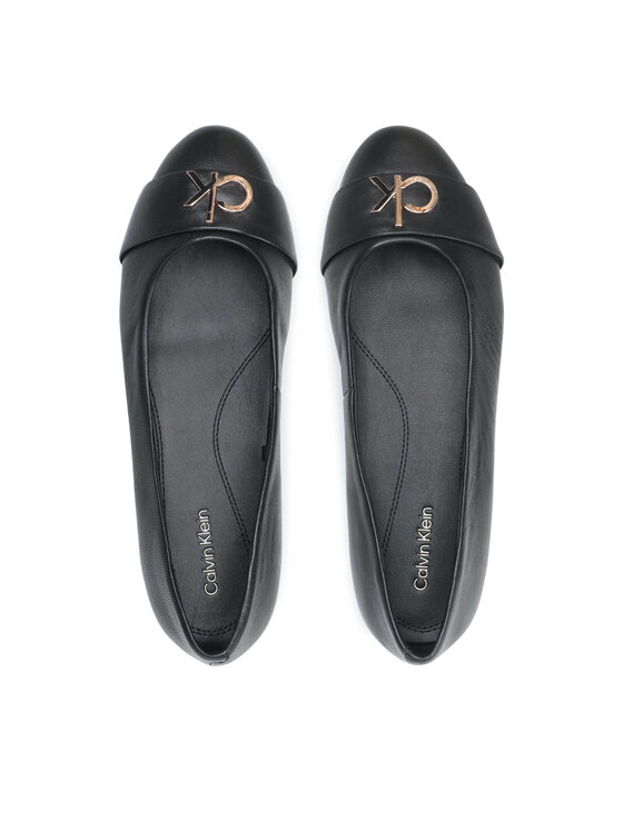 Calvin Klein Bailarinas Calvin Klein Round Ballerina W/Hdw HW0HW00626 Negro