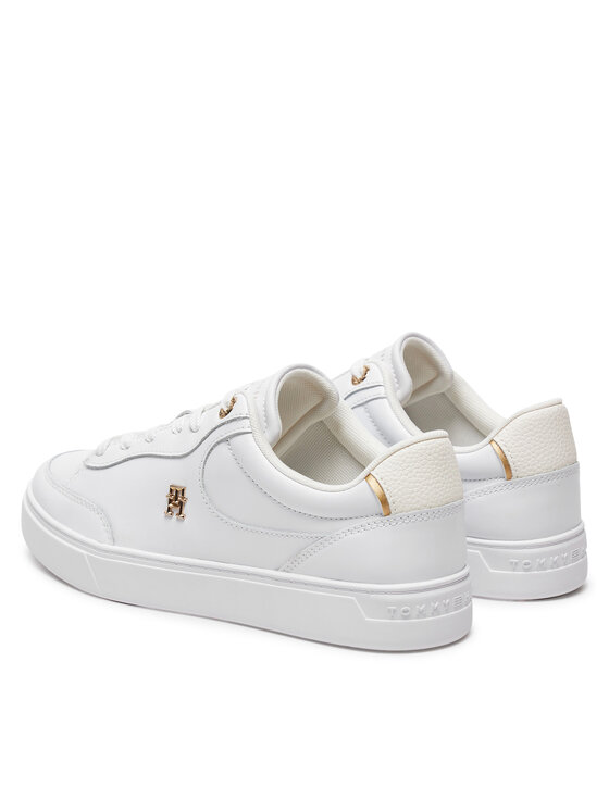 Tommy Hilfiger Sneakers Tommy Hilfiger Essential Chic Court Sneaker FW0FW08322 Alb