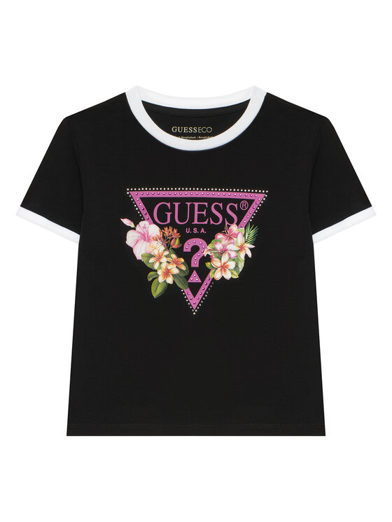 Guess Guess Camiseta J6GI23 K6YW4 Negro Regular Fit