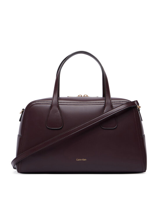 Calvin Klein Geantă Calvin Klein Ck Medium Bowling Bag LV04F3610G Vișiniu