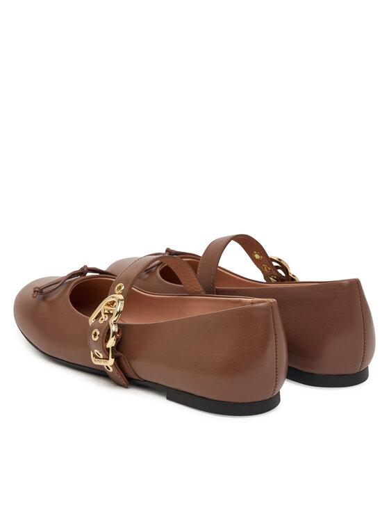 LOVE MOSCHINO Балетки LOVE MOSCHINO JA11091G1PIE0302 Коричневий
