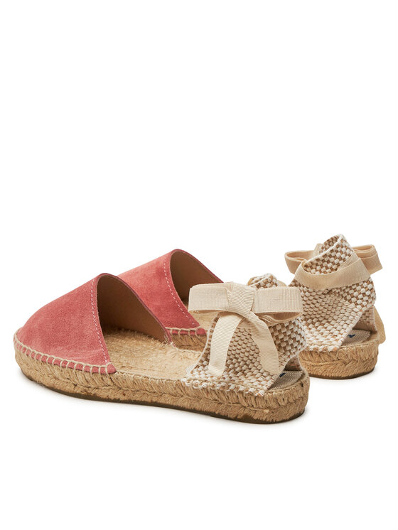 Manebi Espadrile Manebi Hamptons Flat Valenciana Espadrilles R 7.0 P0 Vișiniu