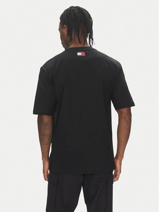 Tommy Hilfiger Tommy Hilfiger Marškinėliai F1 Movie MW0MW41390 Juoda Regular Fit