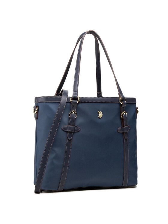 U.S. Polo Assn. Geantă U.S. Polo Assn. Houston Shopping BIUHU4911WIP212 Bleumarin