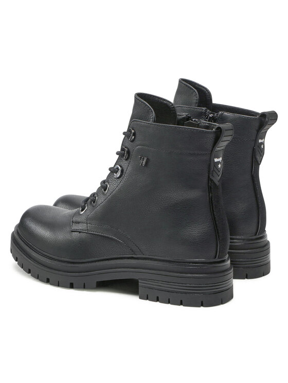 Wrangler Μποτίνια Wrangler Courtney Lace WL22612A Μαύρο