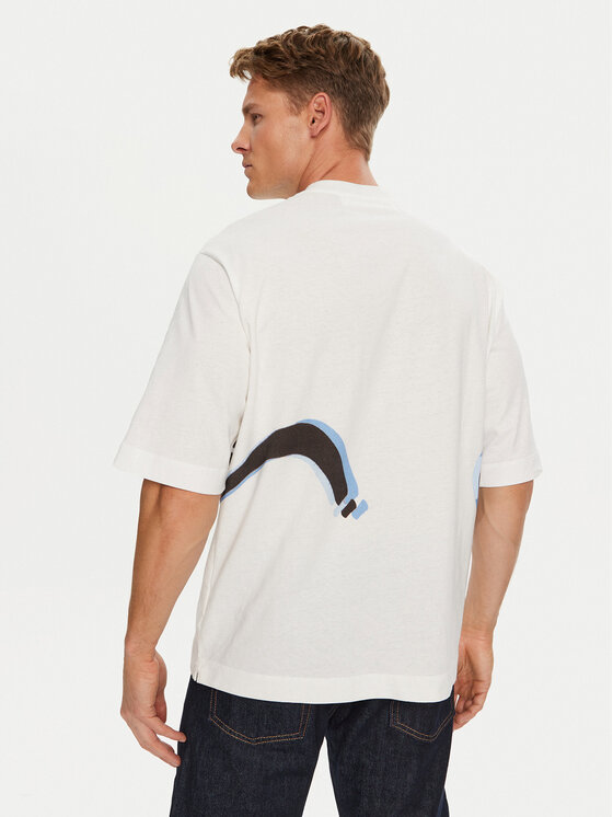 Off-White Off-White Camiseta OMAA119G21JER0050129 Blanco Regular Fit