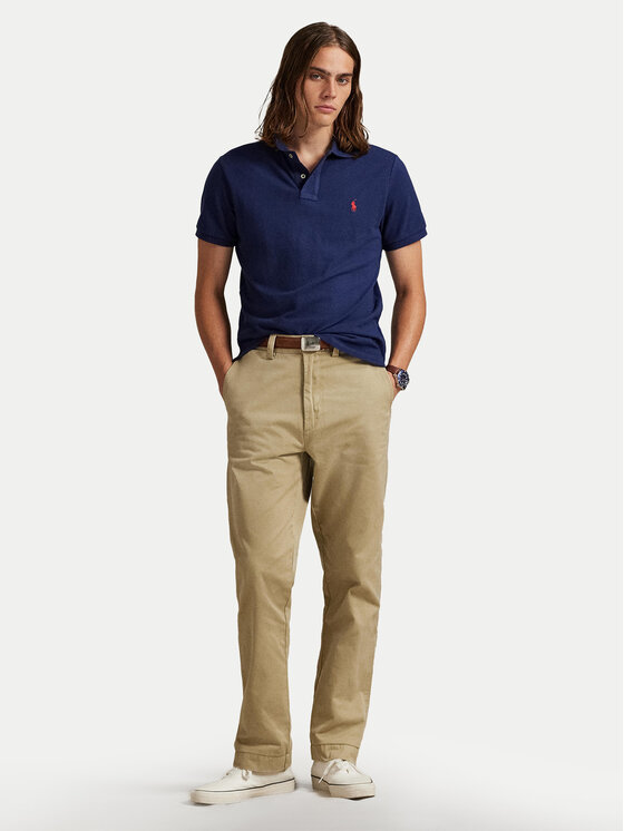 Polo Ralph Lauren Polo Ralph Lauren Поло Core Replen 710782592 Cиній Custom Slim Fit