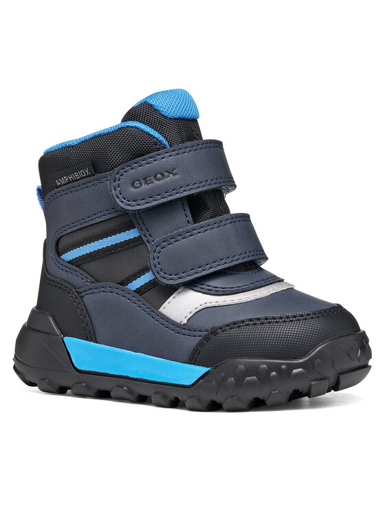 Geox Cizme de zăpadă Geox B Trekkyup Boy B Abx B566LD 000ME C0035 S Negru