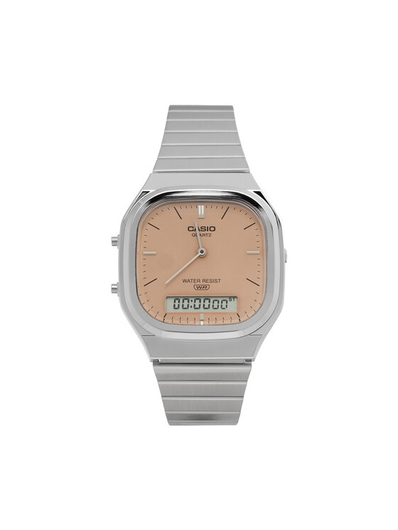 Casio Hodinky Casio Vintage AQ-240E-4AEF Strieborná