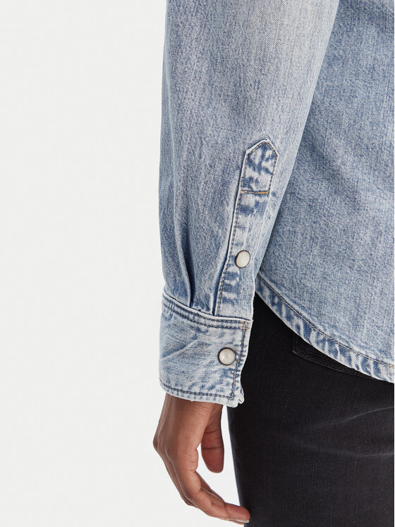 G-STAR G-Star Raw Jeans srajca D27714-D539 Modra Slim Fit