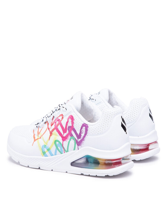 Skechers Снікерcи Skechers Uno 2 Floating Love 155521/WHT Білий