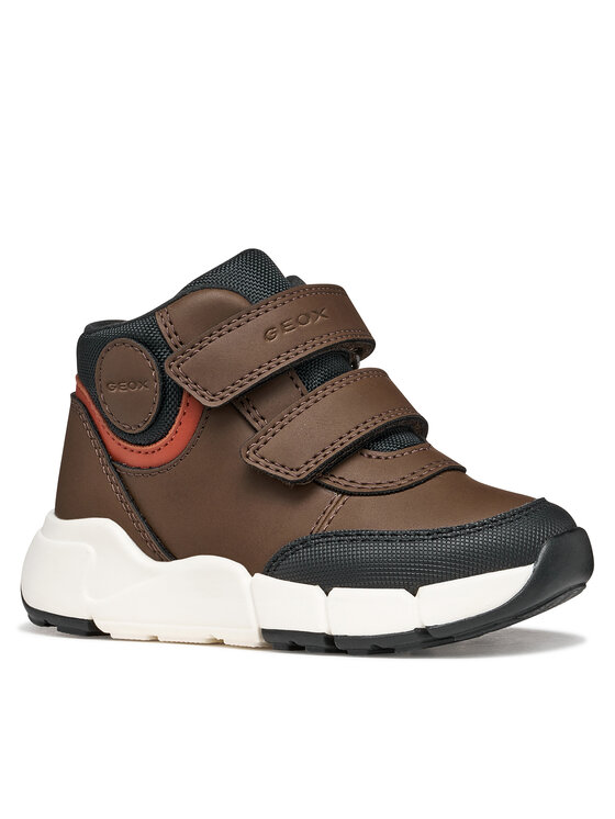 Geox Μποτίνια Geox B Flexyper Mini Boy B666GA 0MEBC C6R6B S Σκούρο καφέ