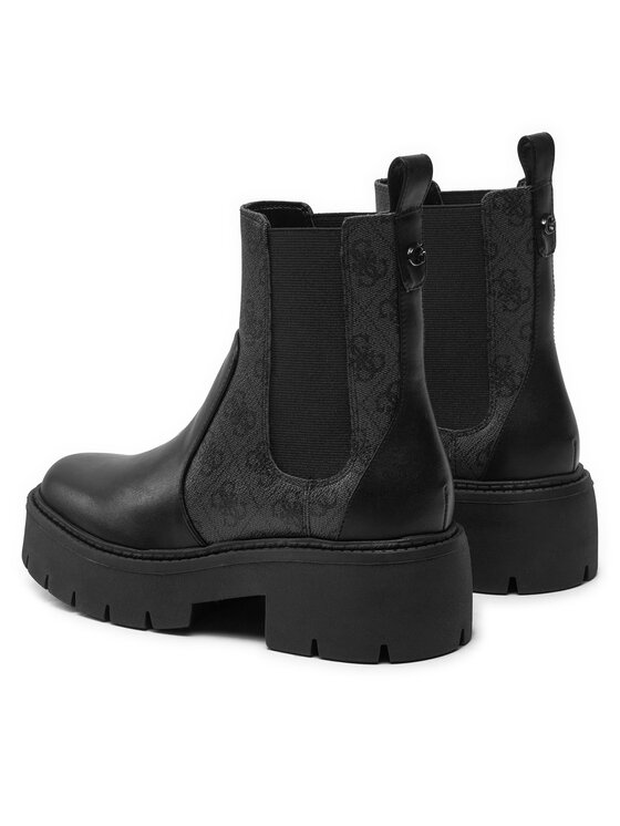 Guess Kotníková obuv s elastickým prvkem Guess Shuze FLTSHU ELE10 Černá