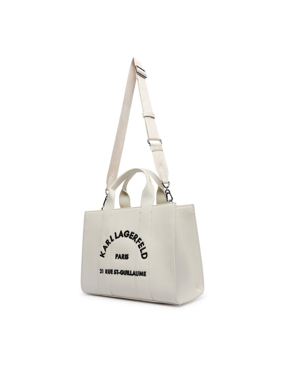 KARL LAGERFELD Kabelka KARL LAGERFELD B1W30041 Biela