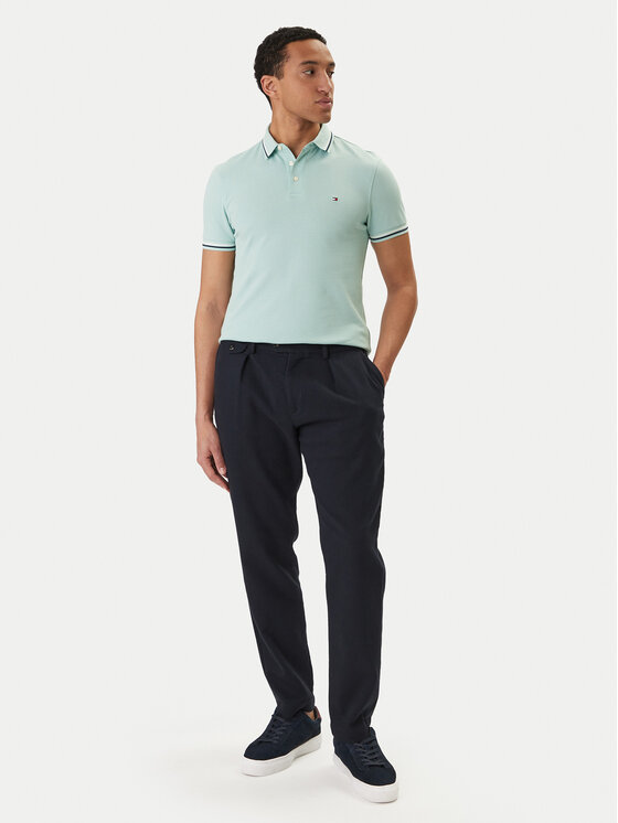 Tommy Hilfiger Tommy Hilfiger Polo Seasonal MW0MW39993 Verde Slim Fit