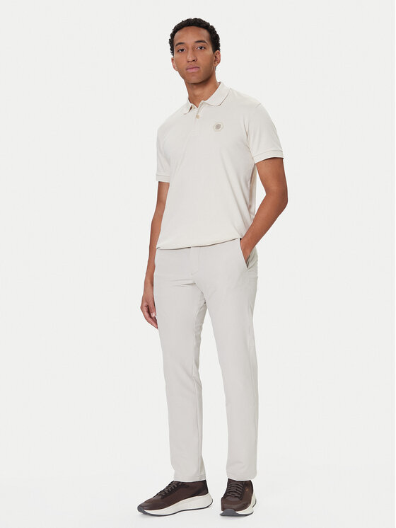 BOSS BOSS Polo Future 50543891 Écru Regular Fit