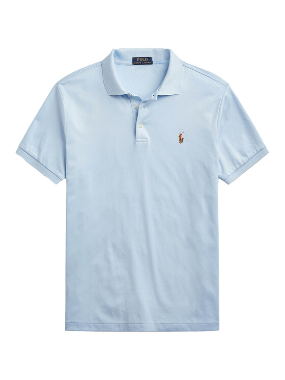 Polo Ralph Lauren Polo Ralph Lauren Polo majica 710713130005 Modra Slim Fit