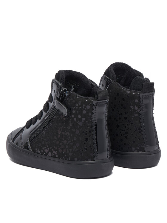Geox Tenisice Geox J Gisli Girl J664ND 0AU02 C9999 M Crna