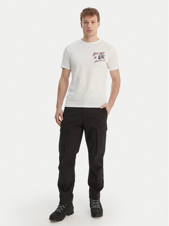 Napapijri Napapijri Camiseta S-Mahsa NP0A4FZB Blanco Regular Fit