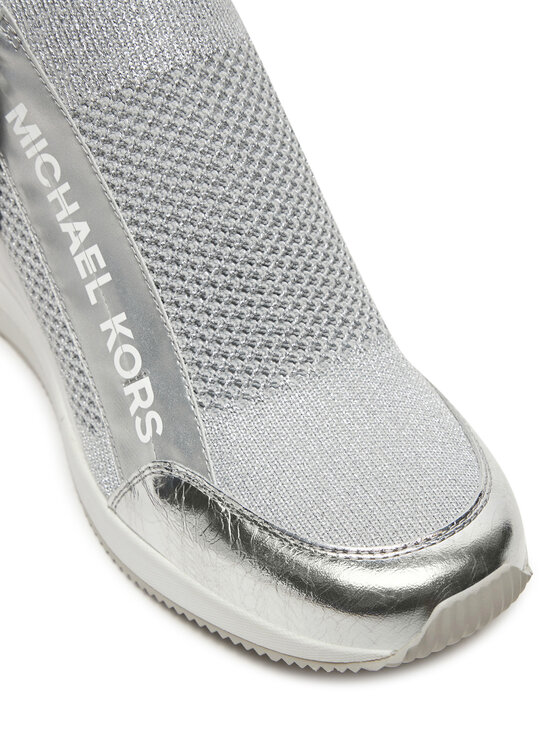 MICHAEL Michael Kors Сникърси MICHAEL Michael Kors Willis Wedge Trainer 43R5WIFS3D Сребрист