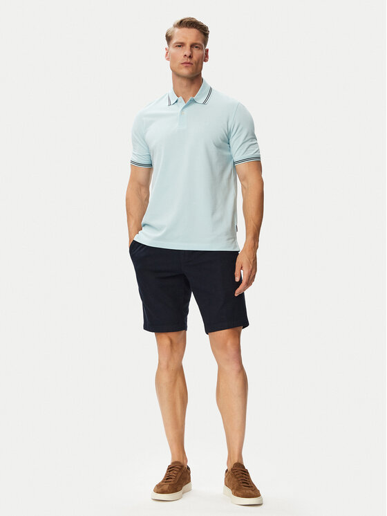 Bugatti Bugatti Polo 8150-15001E Azul claro Regular Fit