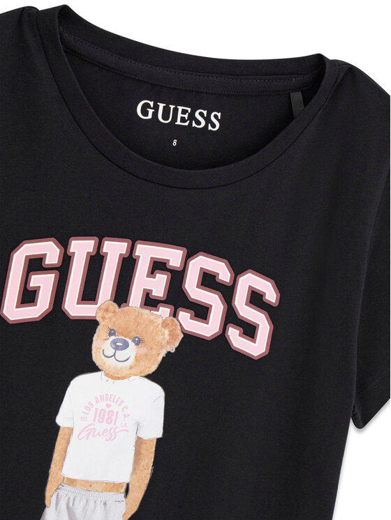 Guess Guess T-Shirt J6YI08 K3710 Μαύρο Regular Fit
