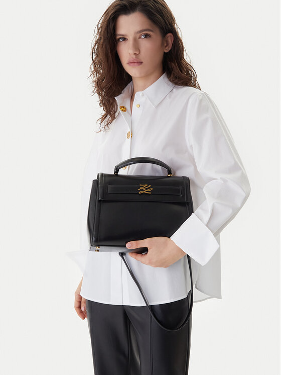 KARL LAGERFELD Kabelka KARL LAGERFELD A4W30099 Čierna