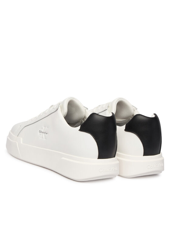 Calvin Klein Tenisice Calvin Klein Chunky Cupsole Laceup Lth YM0YM01344 Bijela