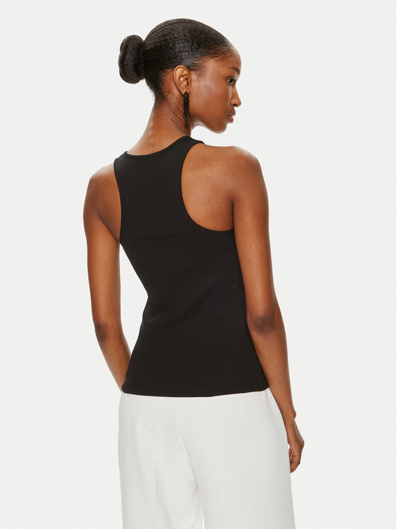 Patrizia Pepe Patrizia Pepe Топ 8M1617/J216-K103 Чорний Slim Fit