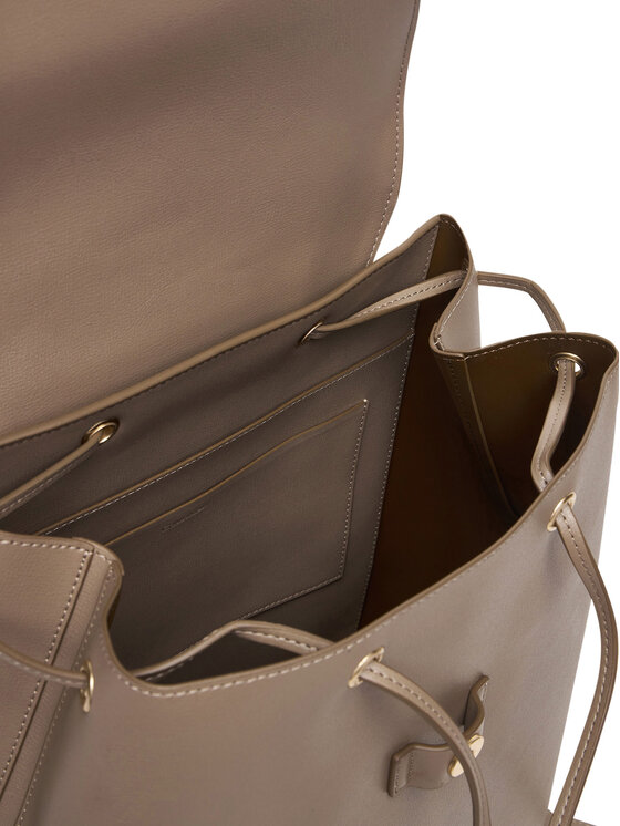 Calvin Klein Mugursoma Calvin Klein Foil Logo Large Flap Backpack LV04F3505G Brūns