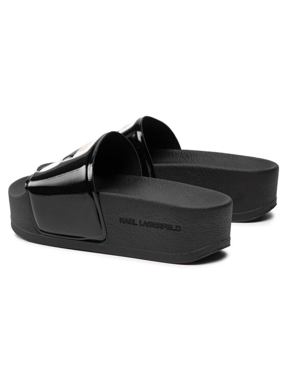 KARL LAGERFELD Şlapi KARL LAGERFELD KL80806 Negru