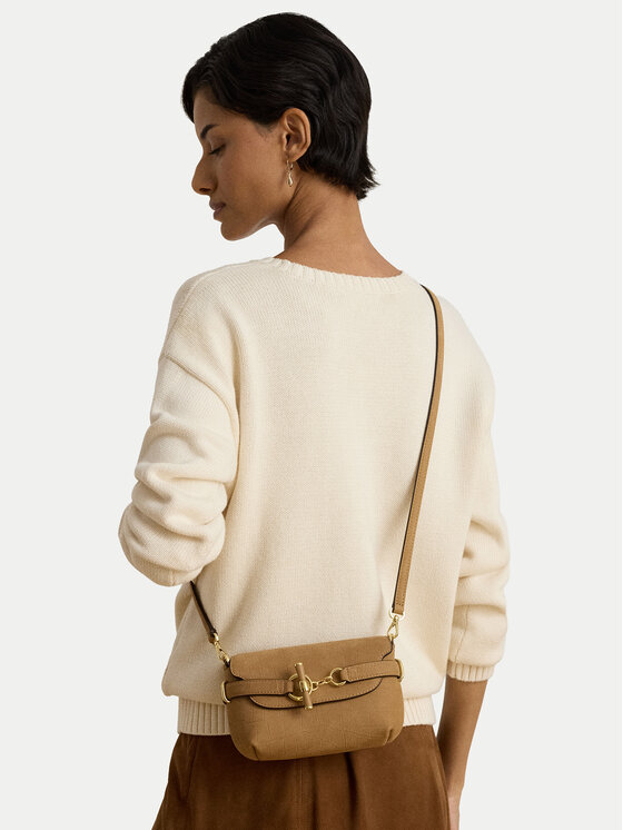 LAUREN RALPH LAUREN Táska LAUREN RALPH LAUREN 431P18466001 Világosbarna