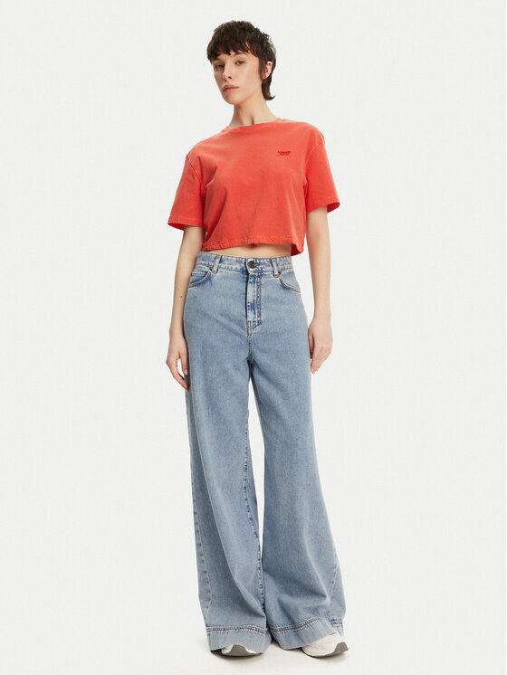 Tommy Jeans Tommy Jeans T-shirt DW0DW20324 Arancione Relaxed Fit