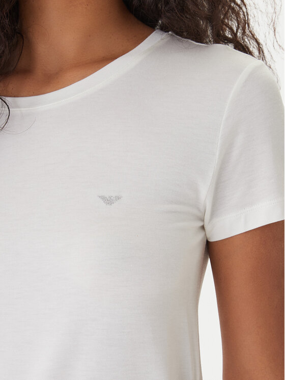Emporio Armani Emporio Armani Camiseta EW000408 AF19024 U1131 Blanco Regular Fit